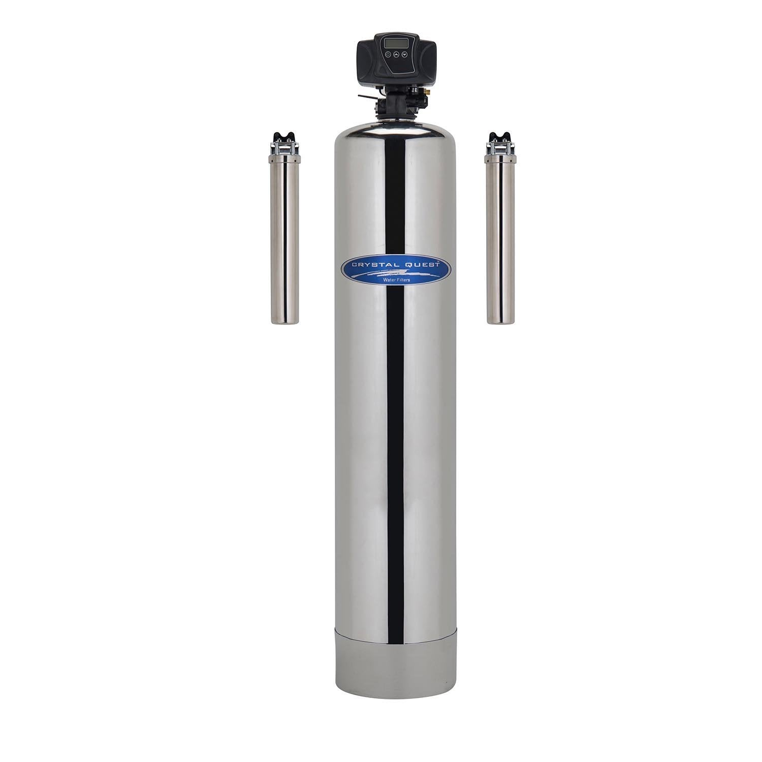 Stainless steel whole-home filter